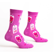 SOCK IT TO ME FEELING BUBBLY WOMEN CREW