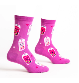 SOCK IT TO ME FEELING BUBBLY WOMEN CREW