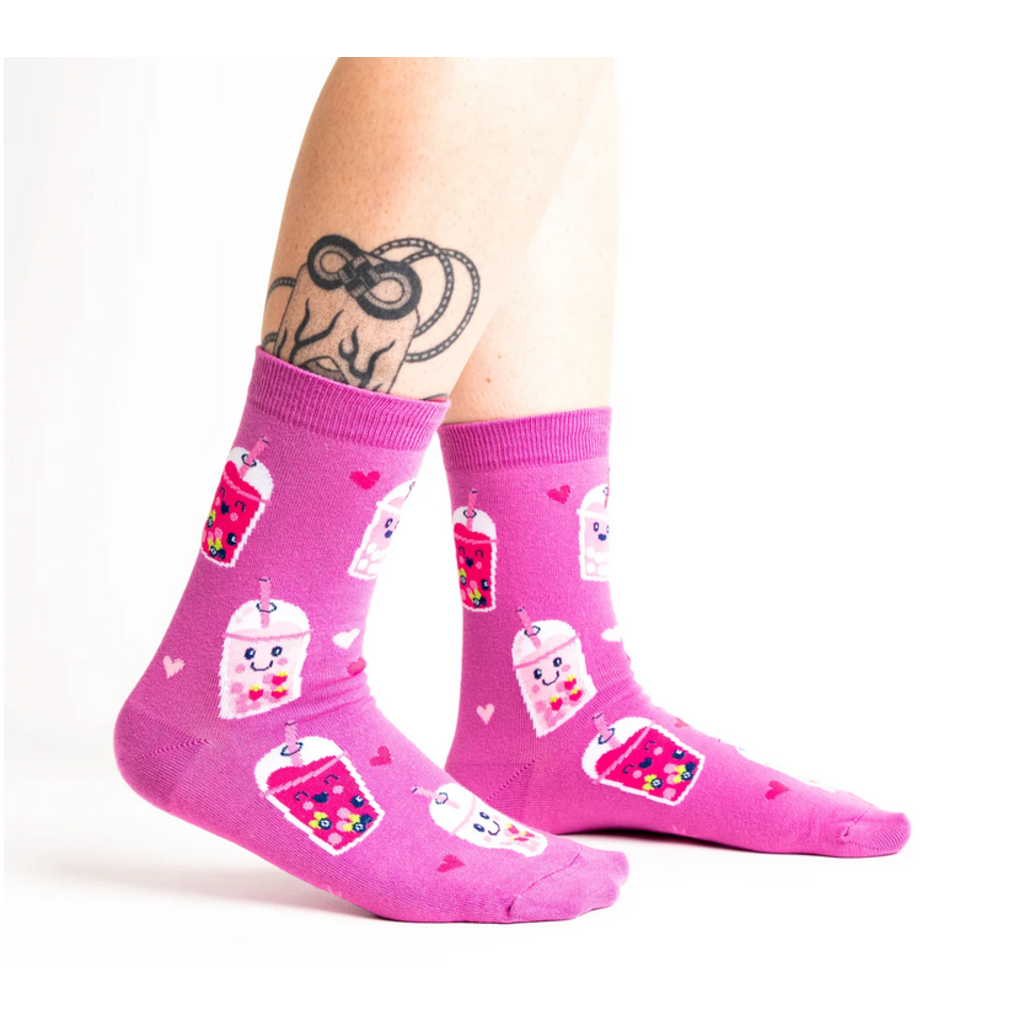 SOCK IT TO ME FEELING BUBBLY WOMEN CREW