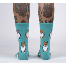 SOCK IT TO ME NOTHIN' BUTT CORGIS WOMEN CREW SOCKS