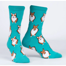 SOCK IT TO ME NOTHIN' BUTT CORGIS WOMEN CREW SOCKS