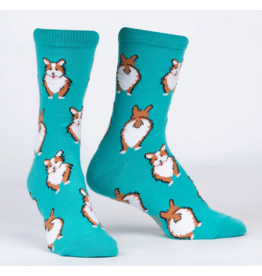 SOCK IT TO ME NOTHIN' BUTT CORGIS WOMEN CREW SOCKS