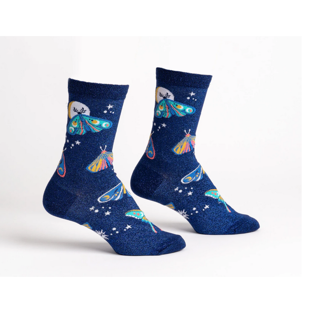 SOCK IT TO ME MOONLIT MOTH WOMEN CREW