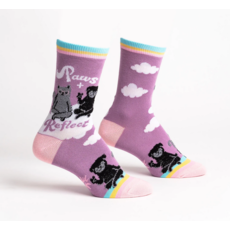 SOCK IT TO ME PAWS + REFLECT WOMEN CREW