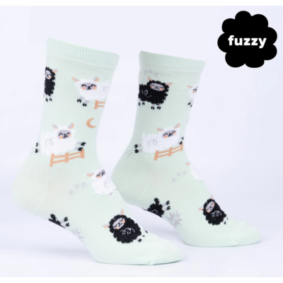 SOCK IT TO ME YOU CAN COUNT ON ME WOMEN CREW SOCKS