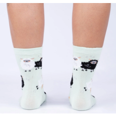 SOCK IT TO ME YOU CAN COUNT ON ME WOMEN CREW SOCKS