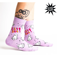 SOCK IT TO ME HEY BOO WOMEN CREW