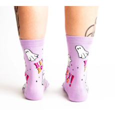 SOCK IT TO ME HEY BOO WOMEN CREW