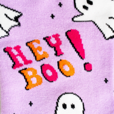 SOCK IT TO ME HEY BOO WOMEN CREW