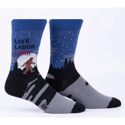 SOCK IT TO ME LIVE LAUGH LURK MEN CREW