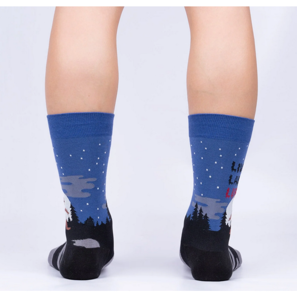 SOCK IT TO ME LIVE LAUGH LURK MEN CREW