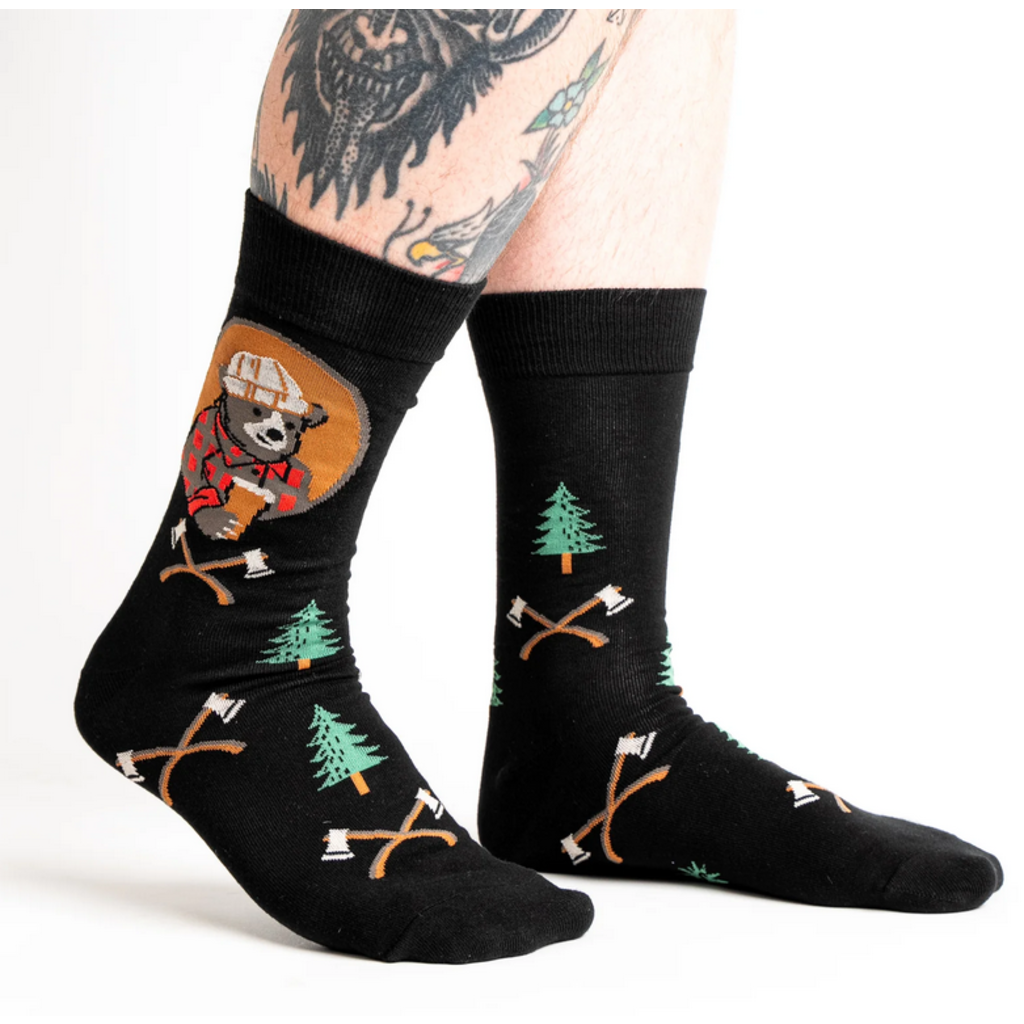 SOCK IT TO ME BEAR NECESSITIES MEN CREW