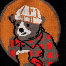 SOCK IT TO ME BEAR NECESSITIES MEN CREW