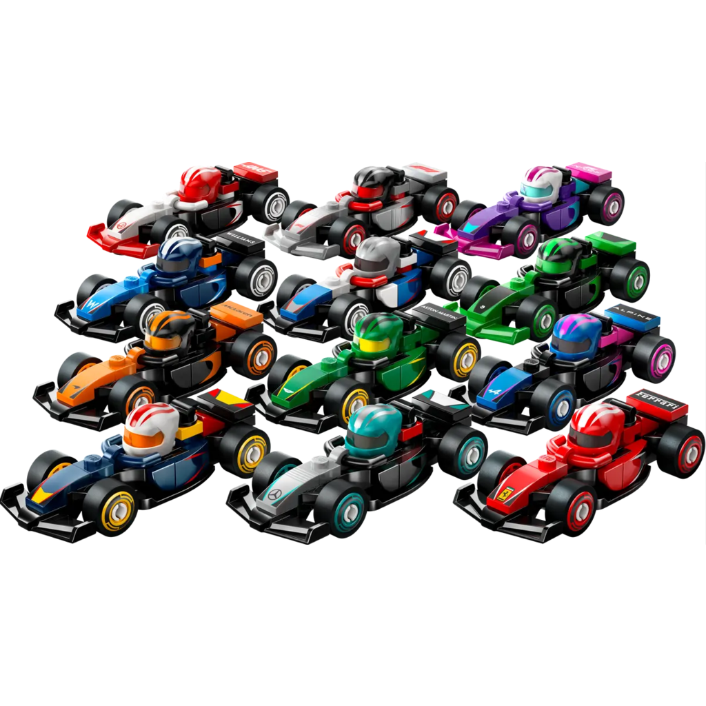 LEGO F1 COLLECTIBLE RACE CARS & MINI FIGURE
