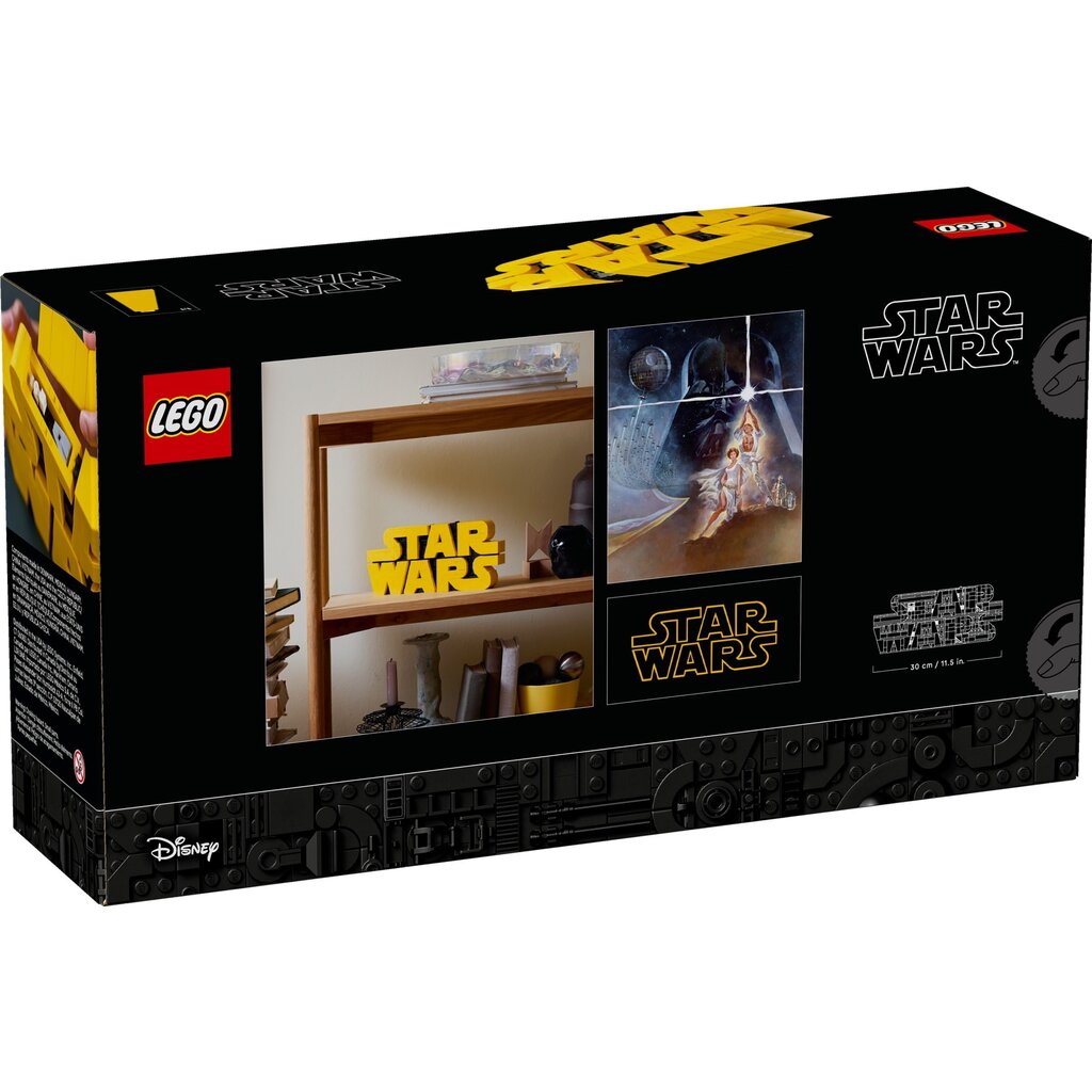 LEGO BRICK-BUILT STAR WARS LOGO
