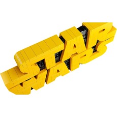 LEGO BRICK-BUILT STAR WARS LOGO