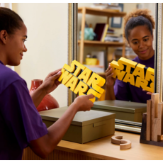 LEGO BRICK-BUILT STAR WARS LOGO