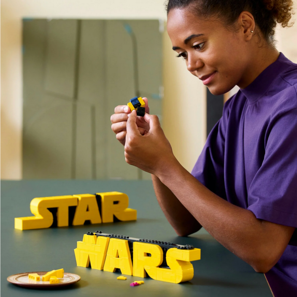 LEGO BRICK-BUILT STAR WARS LOGO