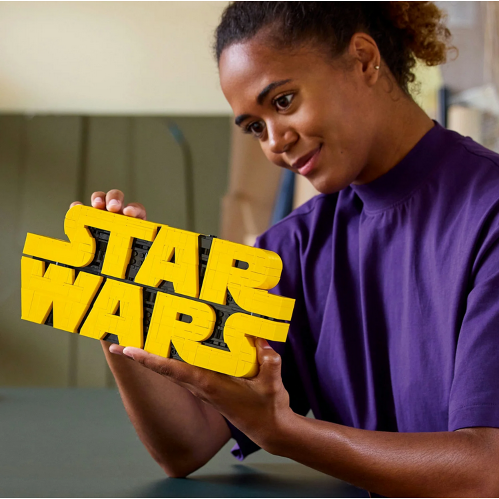 LEGO BRICK-BUILT STAR WARS LOGO