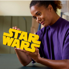 LEGO BRICK-BUILT STAR WARS LOGO