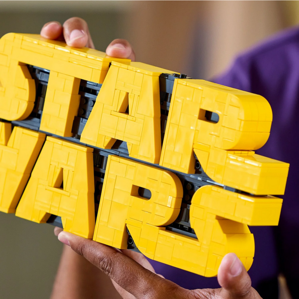 LEGO BRICK-BUILT STAR WARS LOGO