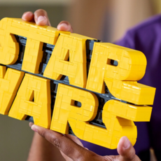 LEGO BRICK-BUILT STAR WARS LOGO