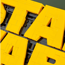 LEGO BRICK-BUILT STAR WARS LOGO