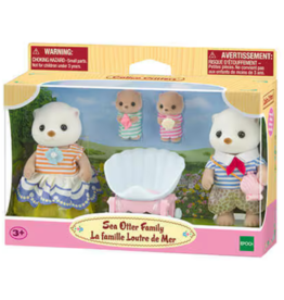 CALICO CRITTERS SEA OTTER FAMILY CALICO CRITTER