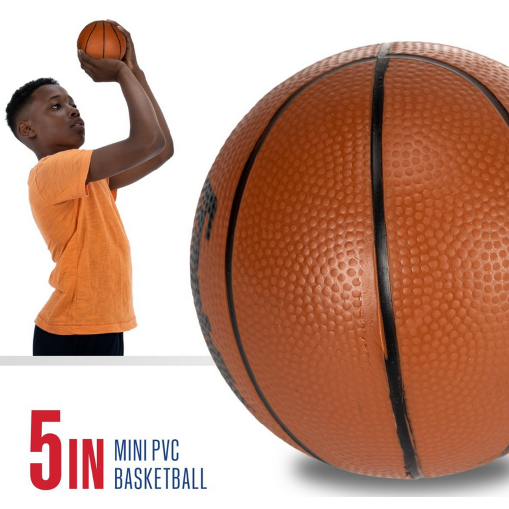 FRANKLIN JAYHAWK KIDS OVER THE DOOR MINI BASKETBALL HOOP SET