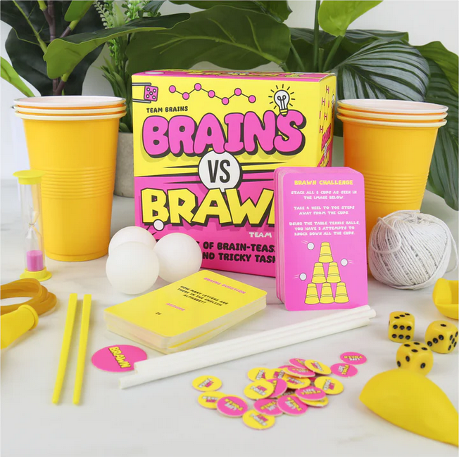 BRAINS VS BRAWN PARTY GAME - THE TOY STORE