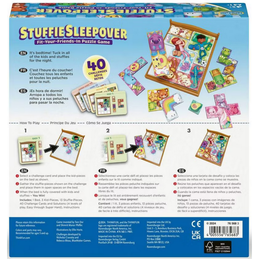 THINK FUN STUFFIE SLEEPOVER GAME