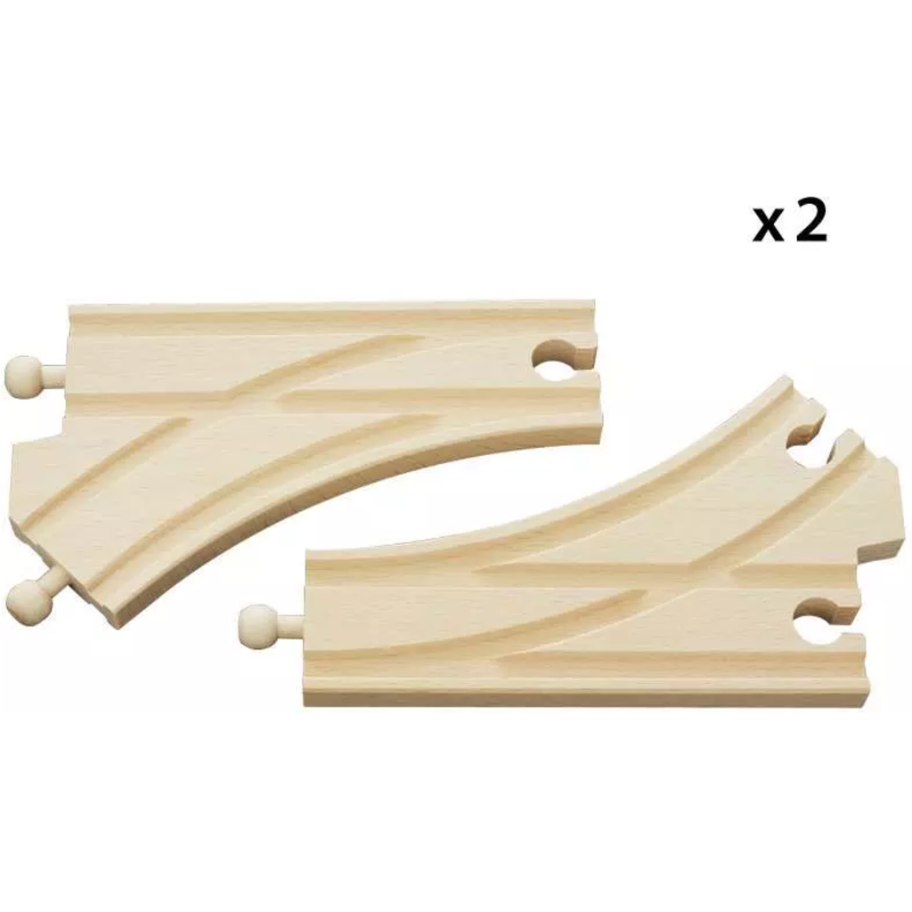 RAVENSBURGER USA CURVED SWITCHING TRACKS SET