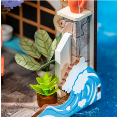 HANDS CRAFT SEA HOLIDAY RESTAURANT DIY MINI HOUSE