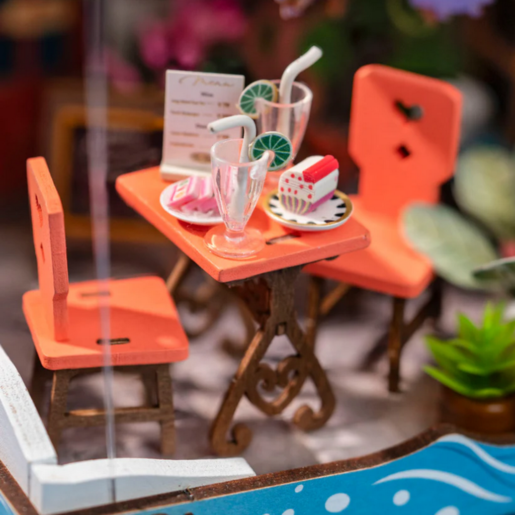 HANDS CRAFT SEA HOLIDAY RESTAURANT DIY MINI HOUSE