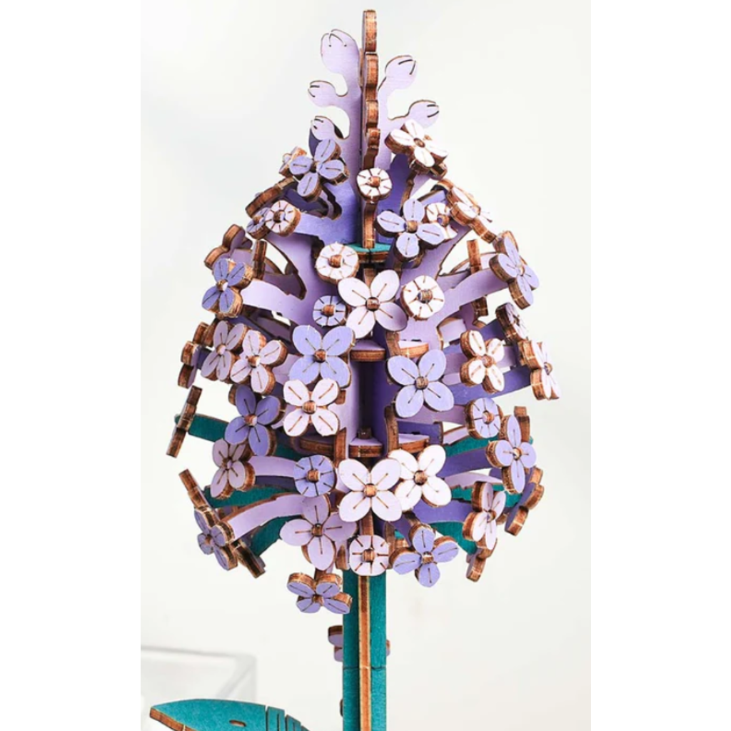 ROBOTIME 3D WOODEN FLOWER PUZZLE