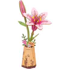ROBOTIME 3D WOODEN FLOWER PUZZLE