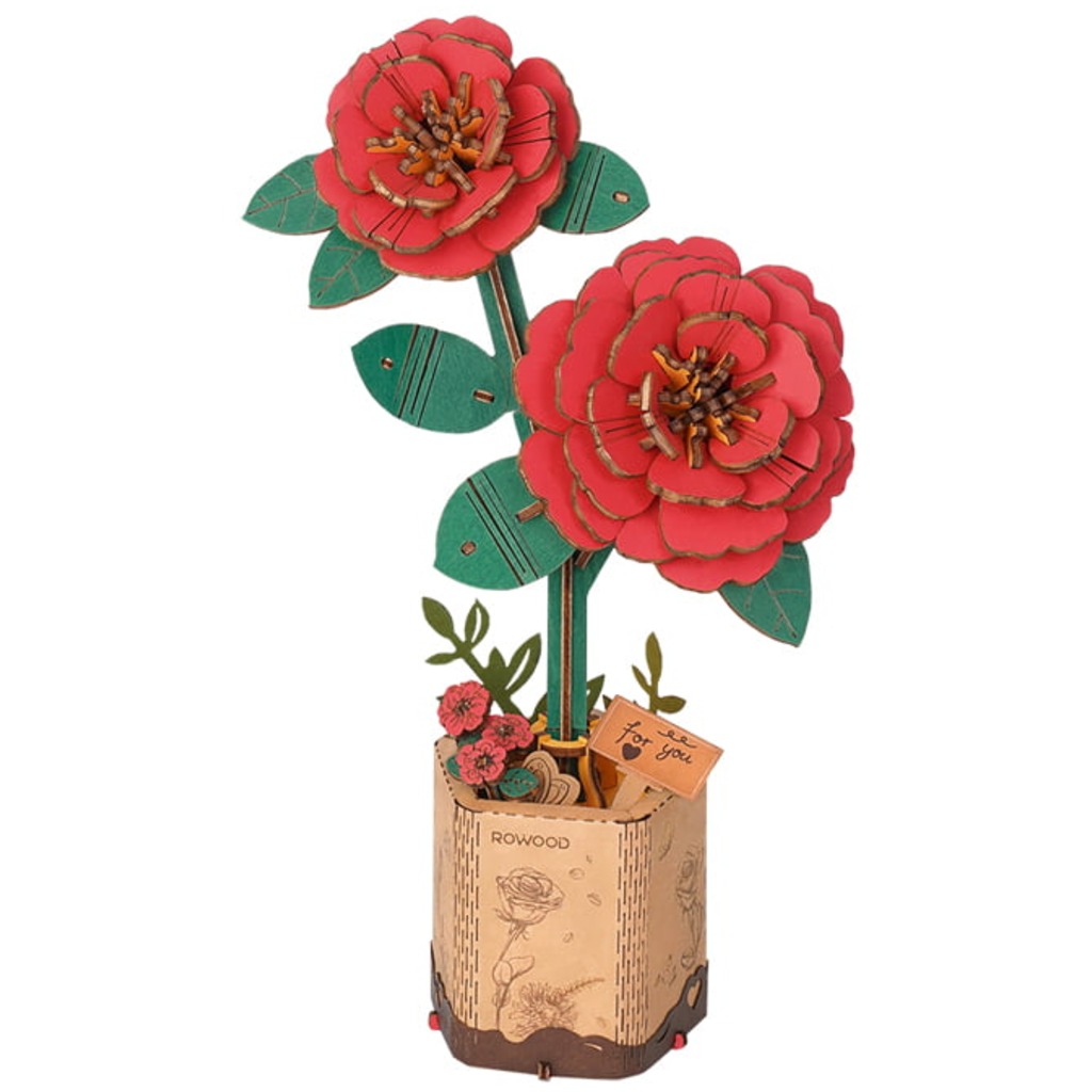 ROBOTIME 3D WOODEN FLOWER PUZZLE