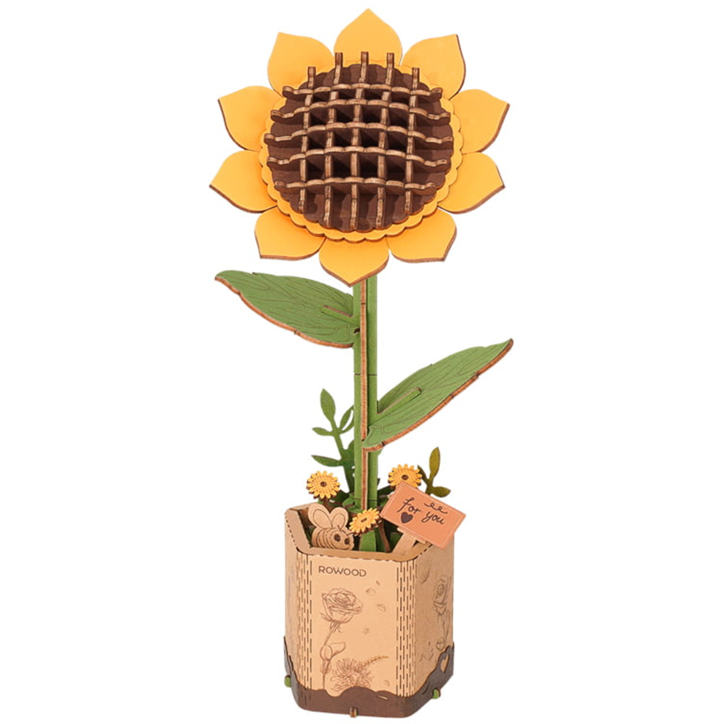 ROBOTIME 3D WOODEN FLOWER PUZZLE