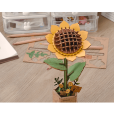 ROBOTIME 3D WOODEN FLOWER PUZZLE