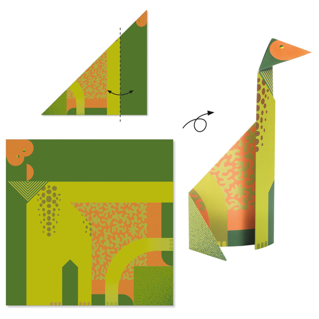 DJECO ORIGAMI KIT DINOSAURS