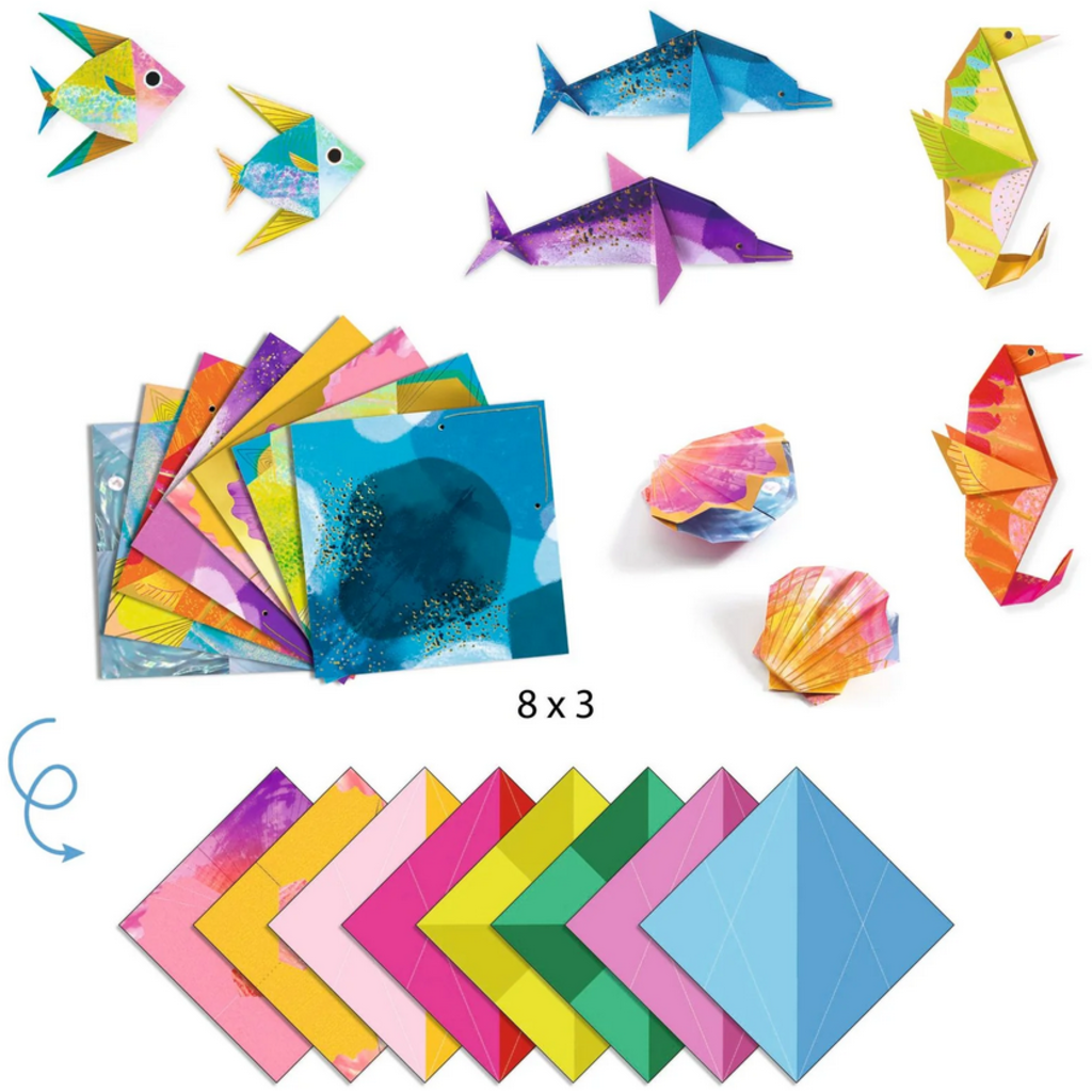 DJECO ORIGAMI KIT SEA CREATURES