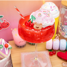 KAWAII SLIME COMPANY BEARS BEST SHIRLEY TEMPLE FLOAT 2-IN-1 SLIME