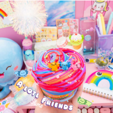 KAWAII SLIME COMPANY AXOLOTL FRIENDS BUTTER SLIME