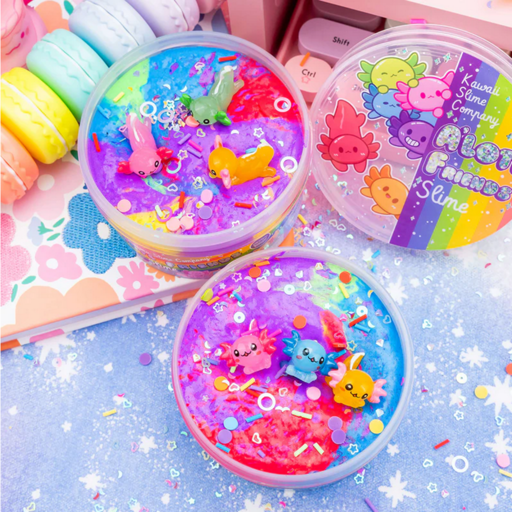 KAWAII SLIME COMPANY ALOTL FRIENDS BUTTER SLIME