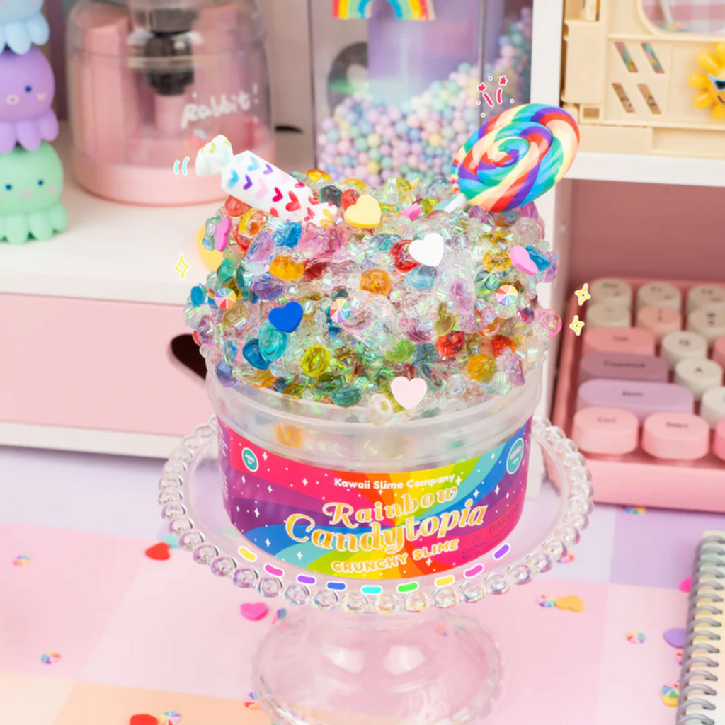 KAWAII SLIME COMPANY RAINBOW CANDYTOPIA CRUNCHY SLIME*