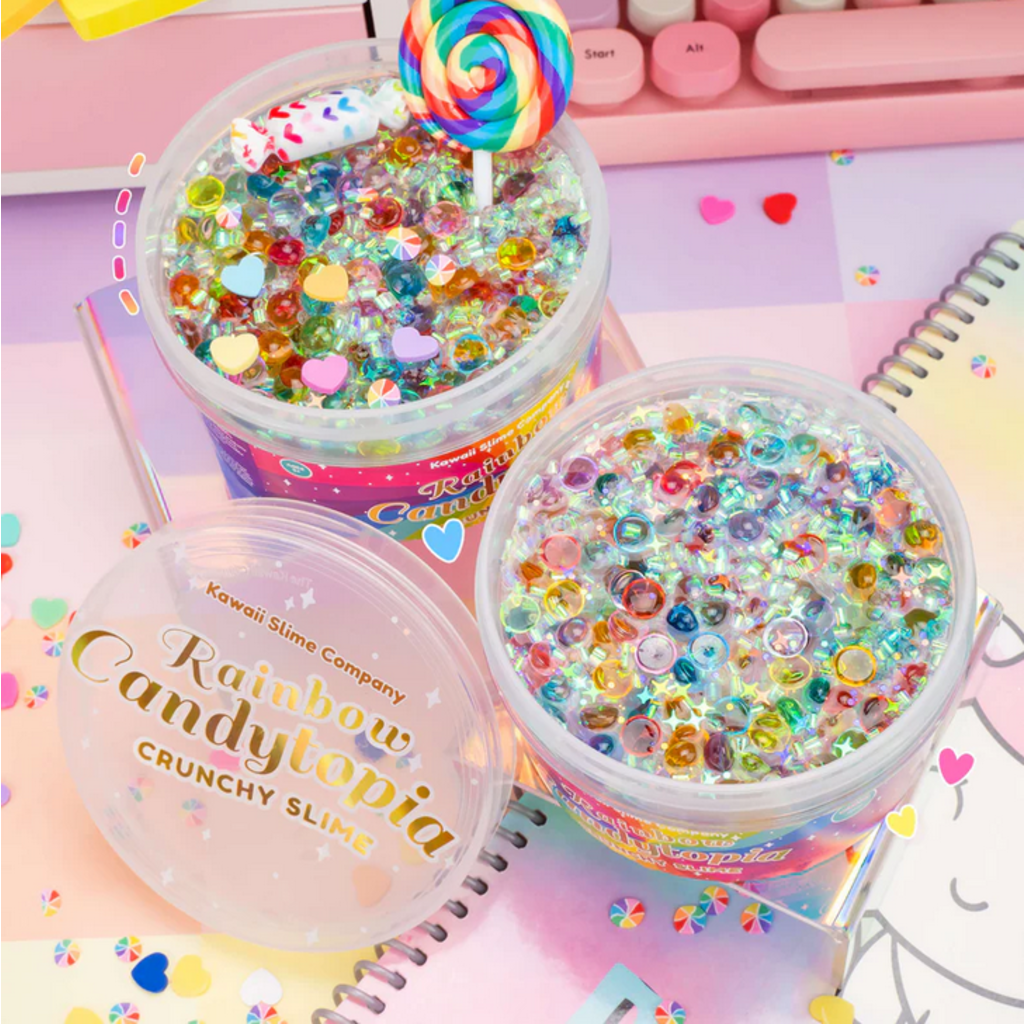 KAWAII SLIME COMPANY RAINBOW CANDYTOPIA CRUNCHY SLIME*