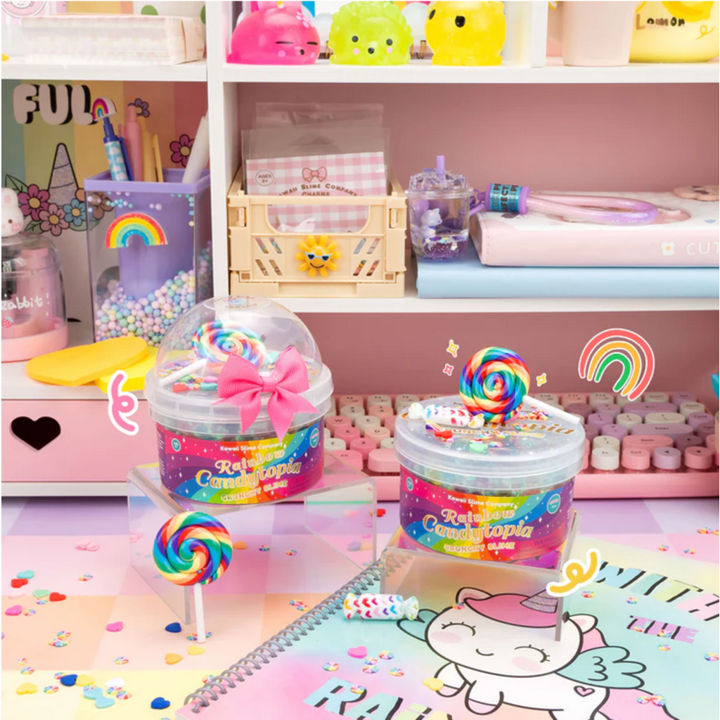KAWAII SLIME COMPANY RAINBOW CANDYTOPIA CRUNCHY SLIME*