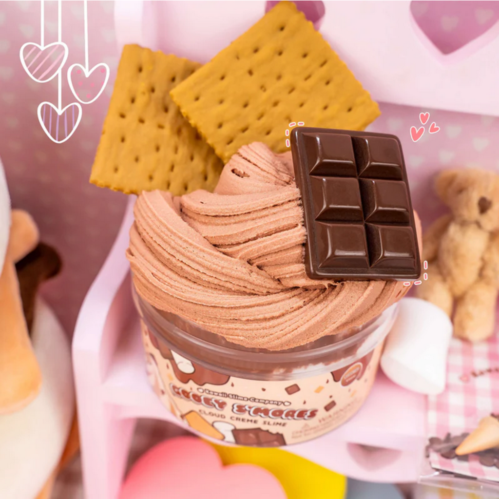 KAWAII SLIME COMPANY GOOEY SMORES CLOUD CREME SLIME