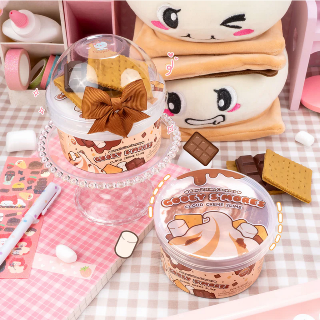 KAWAII SLIME COMPANY GOOEY SMORES CLOUD CREME SLIME
