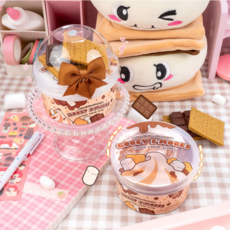 KAWAII SLIME COMPANY GOOEY SMORES CLOUD CREME SLIME
